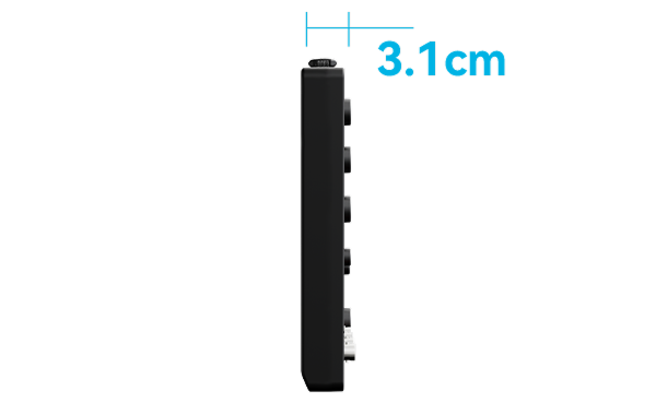 3.1cm超薄机身