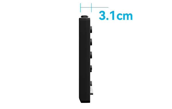 3.1cm超薄机身