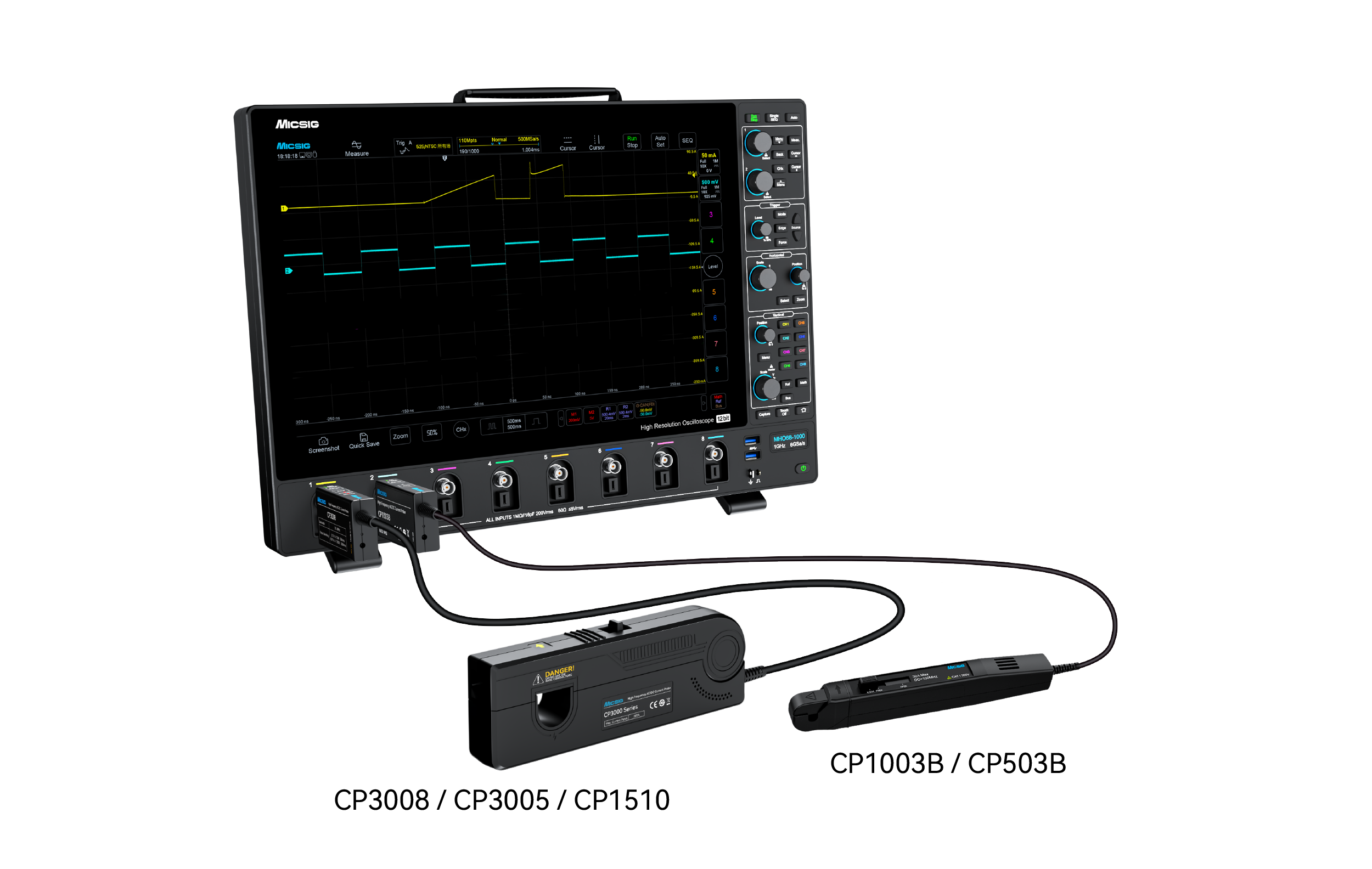高频交直流电流探头应用