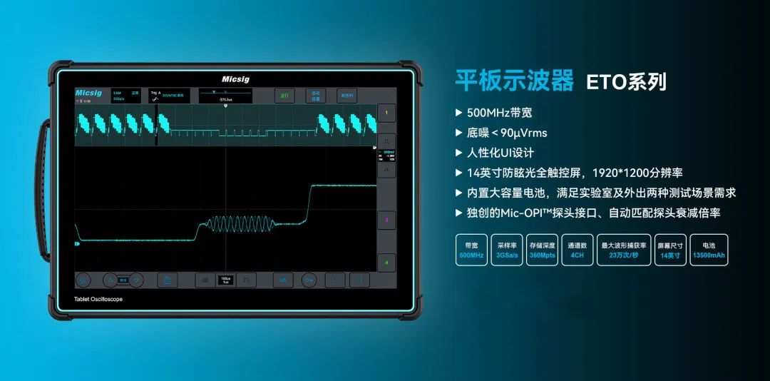 麦科信平板示波器ETO系列