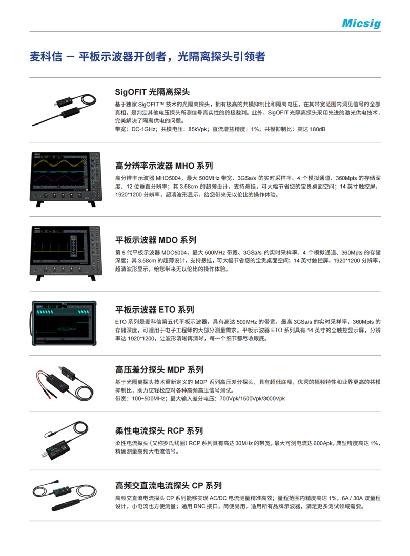 麦科信产品